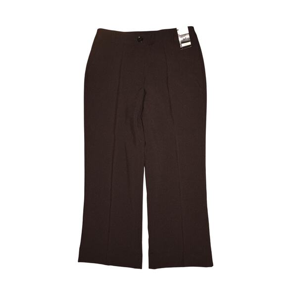 NEW YORK & COMPANY NEW $35 City Stretch Houston Crop Cuffed Pant Pintuck Size 2 - Picture 1 of 3
